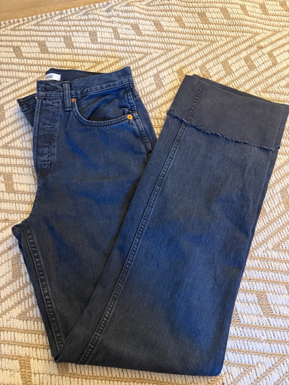 Re Done Women’s black jeans size 26